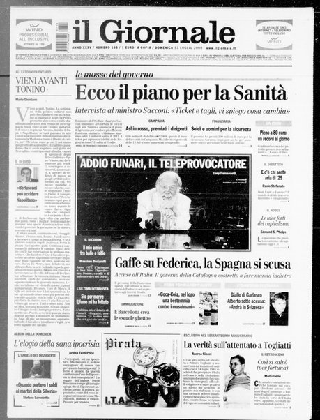 Il giornale : quotidiano del mattino